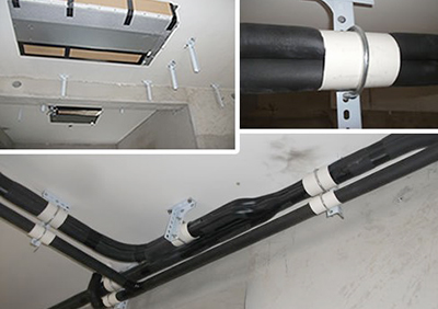 Air conditioning installation